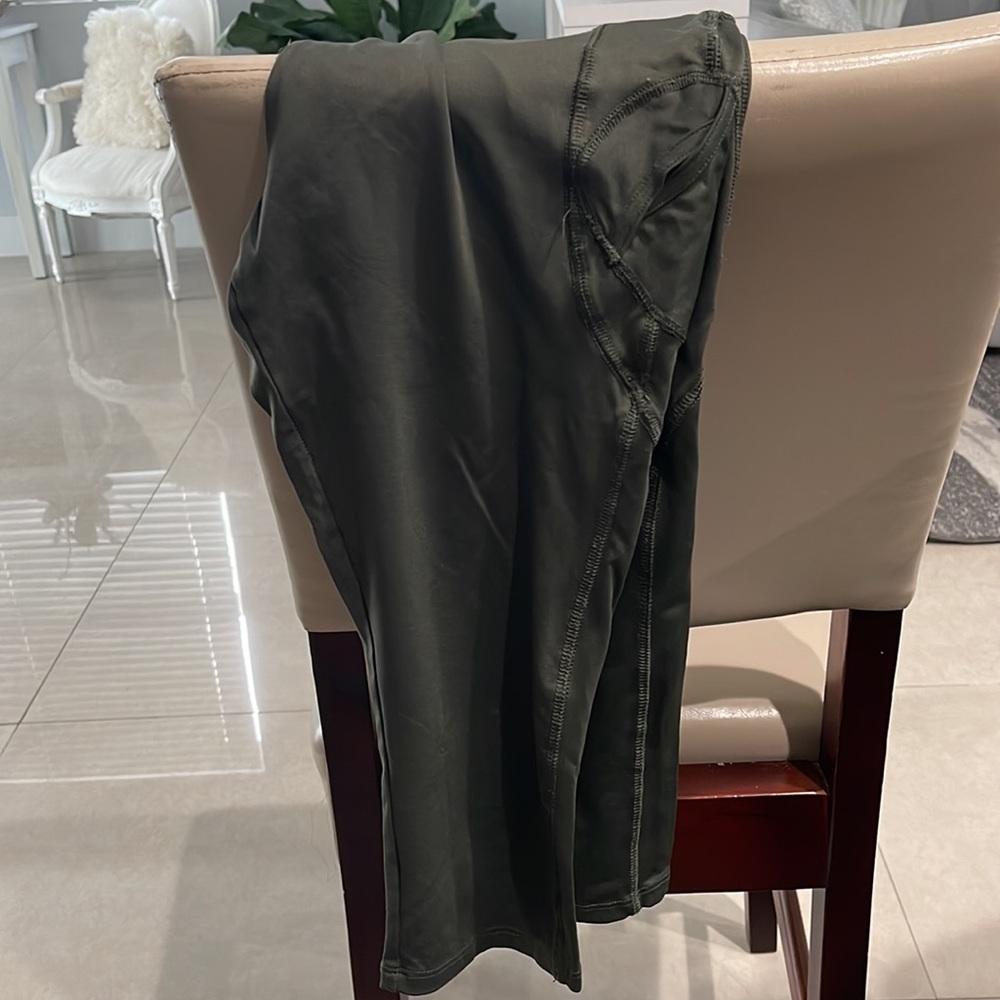 Army green leggings